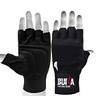 BUKA LEATHER WEIGHT LIFTING GLOVES PADDED GYM BODY BUILDING FITNESS BODYBUILDING