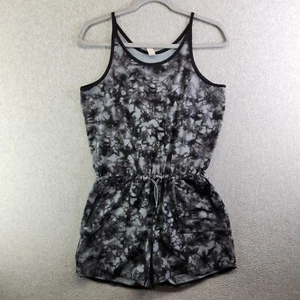 Athleta Romper Girls XXL Black Tie Dye Ready Go Cheer Resort Travel Cruise - Picture 1 of 14