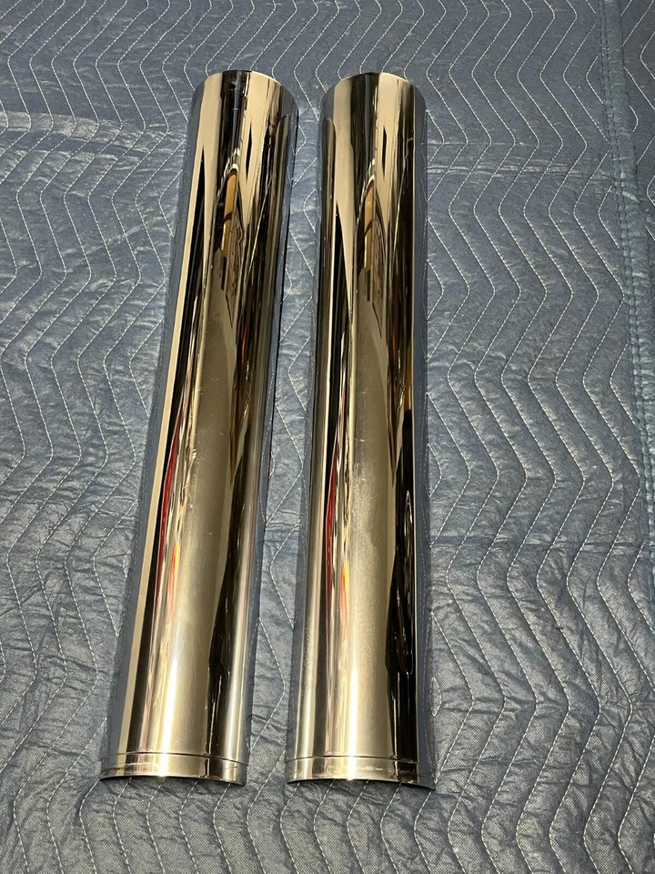 Victory Vision OEM cromo escape silenciador escudos y puntas  Foto 1 de 4