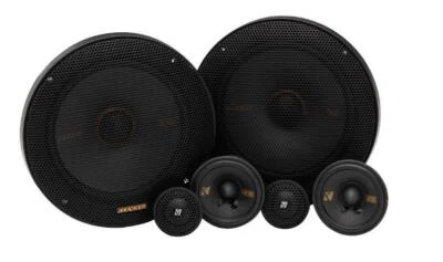 KICKER 51KSS365 6.5" Inch 160mm Car Audio 3-Way Component Speakers Pair 80W RMS - Image 1 of 4