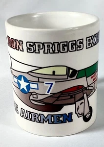 The Ron Spriggs Exhibit Tuskegee Airmen Mug 10 oz Plane #7 Miss Kentucky State - Picture 1 of 4