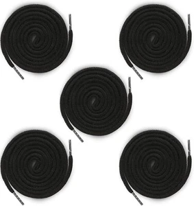 5PCS Drawstring Cords Replacement 51 Inches Waist String Hoodie Hood Black - Picture 1 of 9