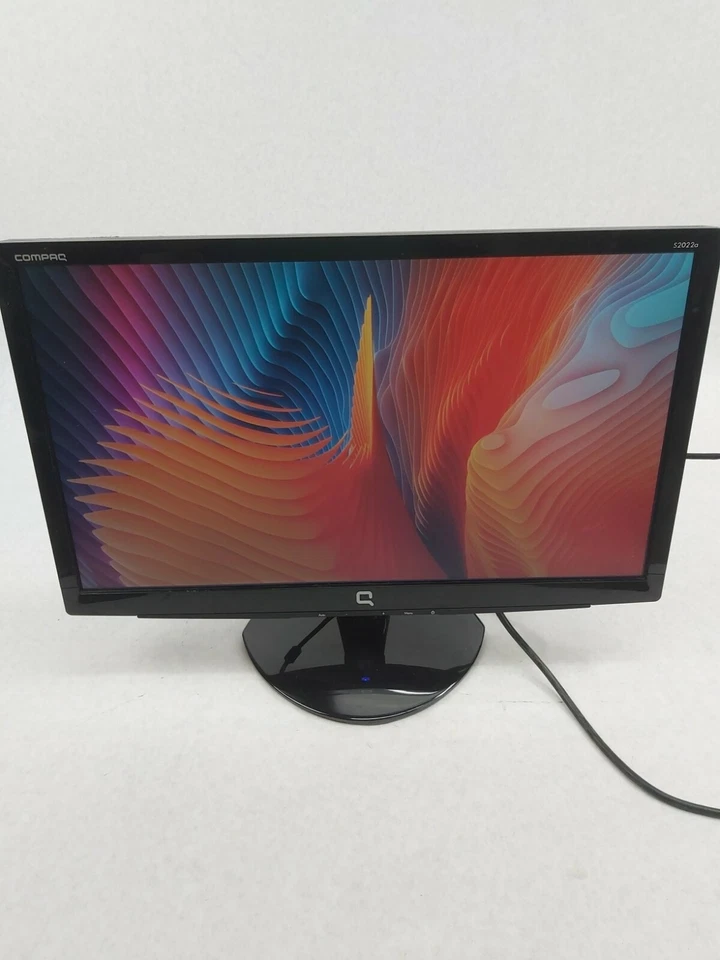 HP Compaq S2022a 20" LCD Monitor WM768A Grade C Pwr Cord Included - Image 1 of 4