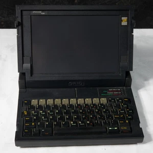 Vintage Grid Gridcase Model 1530 386SX Plasma unknown RAM parts or repair 9257 - Picture 1 of 7