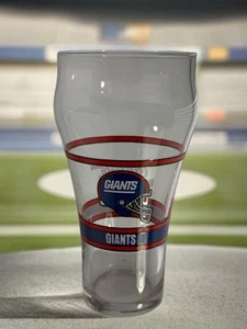 Vaso de cerveza Coca Cola NFL de fútbol americano vintage nuevo de colección New York Giants 16 oz - 1992 - Imagen 1 de 24