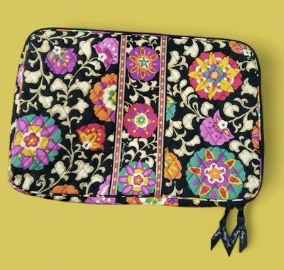 VERA BRADLEY Suzani Funda para Laptop 17” Bolso Organizador Floral para Laptop/Tablet Foto 1 de 4