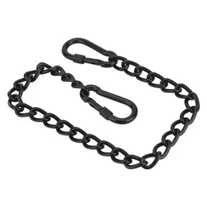 Swing Chair Hanging Chain, Hardware Hanger String with 2 Carabiner for Porch ... - Picture 1 of 3