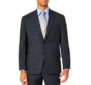 Michael Kors Mens Modern-Fit Wool Suit Jacket Size 48 L NEW $450.   KRIS1K4Y0090 - Picture 1 of 5