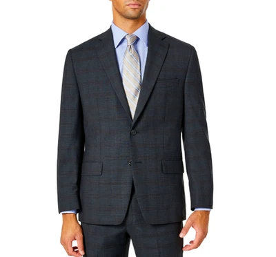 Michael Kors Mens Modern-Fit Wool Suit Jacket Size 48 L NEW $450.   KRIS1K4Y0090 - Image 1 of 4