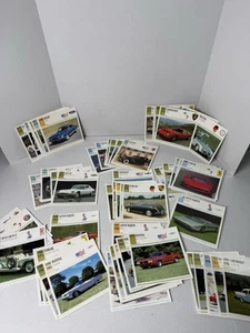 Lot Of 60 Atlas Editions Classic Cars Of The World Educational Card - Picture 1 of 12