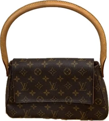 Bolsa de ombro Louis Vuitton mini lona marrom - Imagem 1 de 4