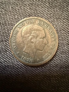 The 1878 Pirate Coin Spanish Shipwreck Treasure Chest Era Old Spanish Rare Coin - Picture 1 of 2