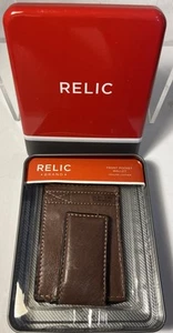 Geldbörse Herren braun Leder Relikt Fronttasche NEU im Etui - Bild 1 von 4