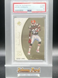 1999 SP Authentic Kevin Johnson Future Watch Rookie #0202/1999 Browns #108 PSA 9 - Picture 1 of 2