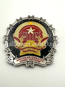 Moneda Desafío Embajada de Vietnam F70 Destacamento Guardia de Seguridad Marina Hanoi - Imagen 1 de 2