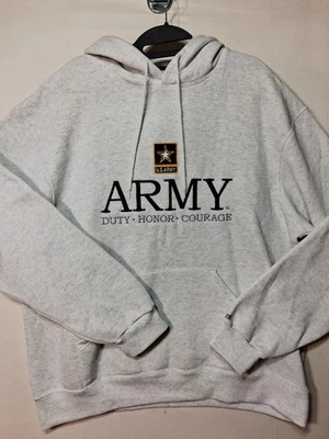 Женская толстовка с капюшоном Soffe ARMY взрослый размер XL серая толстовка с капюшоном пуловер - Изображение 1 из 4