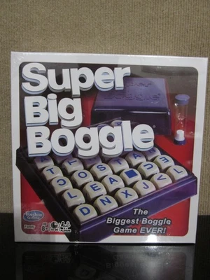 Super Big Boggle The Biggest Boggle Game Ever! Hasbro Gaming 2017 New Sealed  - Image 1 of 4