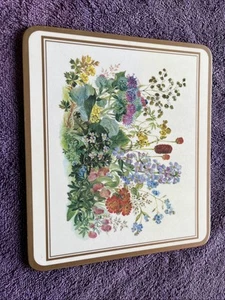 Beautiful Floral Pimpernel cork backed placemats Made In England/Works Of Art - Picture 1 of 10