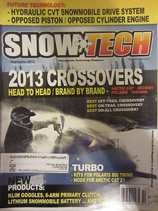Snow Tech Magazine September 2012 2013 Crossovers Head to Head Brand by Brand - Picture 1 of 2