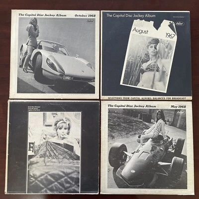 The Capitol Disc Jockey Album PROMO Vinyl Records LP Lot Of 4 Glen Campbell Nat - Image 1 of 4