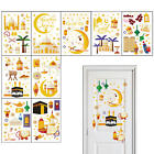 Eid Window Stickers Ramadan Door Wall Decal Islamic Home Party Decor 