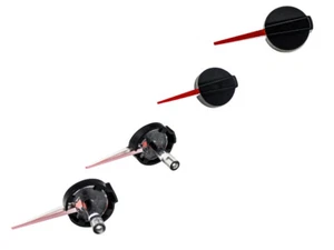 23mm LETRONIX Tachonadel Tachozeiger Tacho Zeiger Nadel in Rot Design 2 - Picture 1 of 4