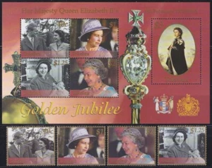 F-EX54138 TOKELAU MNH 2002 ROYAL FAMILY GOLDEN JUBILEE OF QUEEN ELIZABETH. - Picture 1 of 1