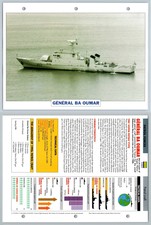 General Ba Oumar - 1987 - Patrol Forces - Atlas Warships Maxi Card