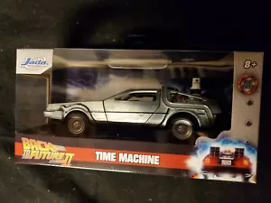 DELOREAN TIME MACHINE from BACK TO THE FUTURE 2 / Jada 1:32 Diecast Car - Picture 1 of 6