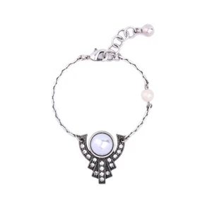 NUEVO Brazalete de Perla Imitada Egipcia Urban Anthropologie Olcay - Imagen 1 de 1