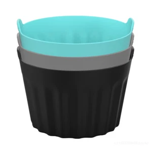 Silicone Egg Poacher Cups and Muffin Trays for Air Fryer - 3/6/9 Pcs Set - Picture 1 of 12