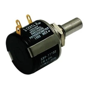 1x 534-11 Vishay Wirewound Potentiometer, 10 Turns 2K Ohm 2W 22.2mm - Picture 1 of 1