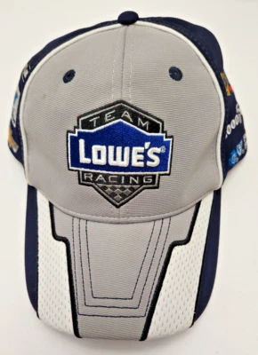 Jimmie Johnson #48 Nascar Team Lowes uniforme de carreras sombrero ajustable Foto 1 de 4