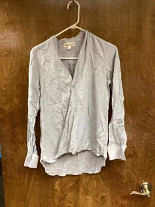 Women "cloth & stone" light gray pullover , long sleeve, top Size XS P.O. - Picture 1 of 2
