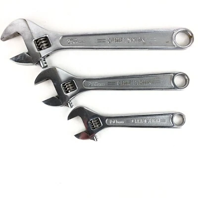 CRAFTSMAN 3 Pc. Adjustable Wrench Set  8", 10" & 12 inch Made in Japan BF Series - Image 1 of 4