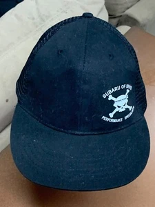 Sombrero Gorra Subaru of Bend Oregon Vintage ESPALDA A PRESIÓN Negro - Imagen 1 de 5