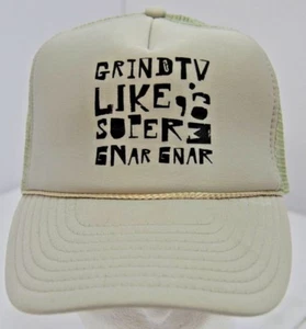 De Colección Grind TV Como Años 90 Super 3 Gnar Camionero Sombrero Malla Snapback Patín Surf Béisbol - Imagen 1 de 8