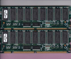 512MB 2x256MB PC100R KINGSTON KT18778 INFINEON PC-100R 3.3V SDR ECC REG Ram Kit - Picture 1 of 2