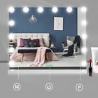 Hollywood Spiegel 50 x 40 cm Schminkspiegel mit LED-Beleuchtung, Touchschalter