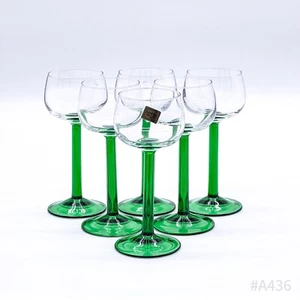 6er Set Luminarc Riesling Weingläser mit grünem Stiel Made in France | 6 Stück  - Bild 1 von 12