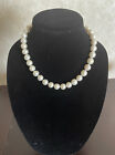 Nib 10.8 To 11Mm Freshwater Cultured Pearl 18 Inch Beautiful Necklace