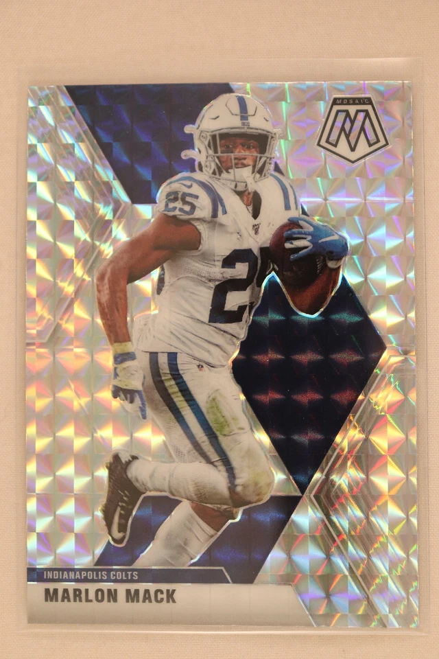 2020 Panini Mosaic Football Silver Prizm Marlon Mack Colts - Image 1 of 1