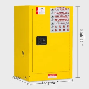 40 Gallon Safety Cabinet Flammable Liquid Fireproof Safety Storage Cabinet - Picture 1 of 13