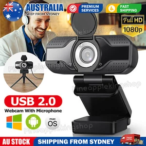 1080P Webcam Full HD USB 2.0 For PC Desktop Laptop Web Camera with Microphone - Picture 1 of 9
