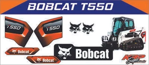 BOBCAT T550 Vinyl Decal Set - Picture 1 of 1