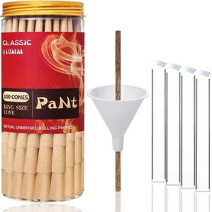 Pant 110Mm Cones Non-Spiral Pre Rolled King Size | 200 Pack | Natural Cones - Picture 1 of 4