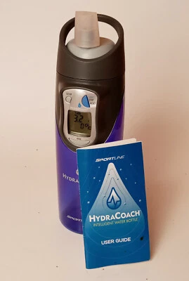 Sportline HydraCoach Intelligent Water Bottle Water Blue 22oz - Image 1 of 4