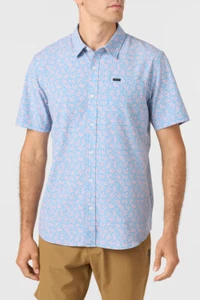 O'Neill TRVLR Traverse Slub Short Sleeve Shirt - Men's - Medium / Blue Fade - Picture 1 of 7