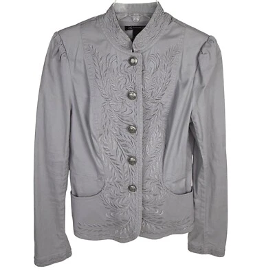 I.N.C. Chaqueta militar bordada para mujer International Concepts S Foto 1 de 4