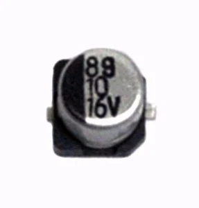 50 Stck. SMD Elektrolytkondensator 10uF 16 V +85°C φ4x5,3 mm RV2-16V100MU-R ELNA - Bild 1 von 5